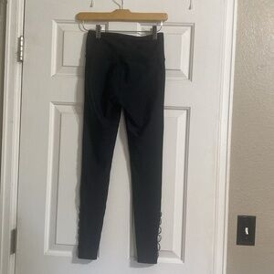 Soul Skull Emblem Black Leggings Size XS